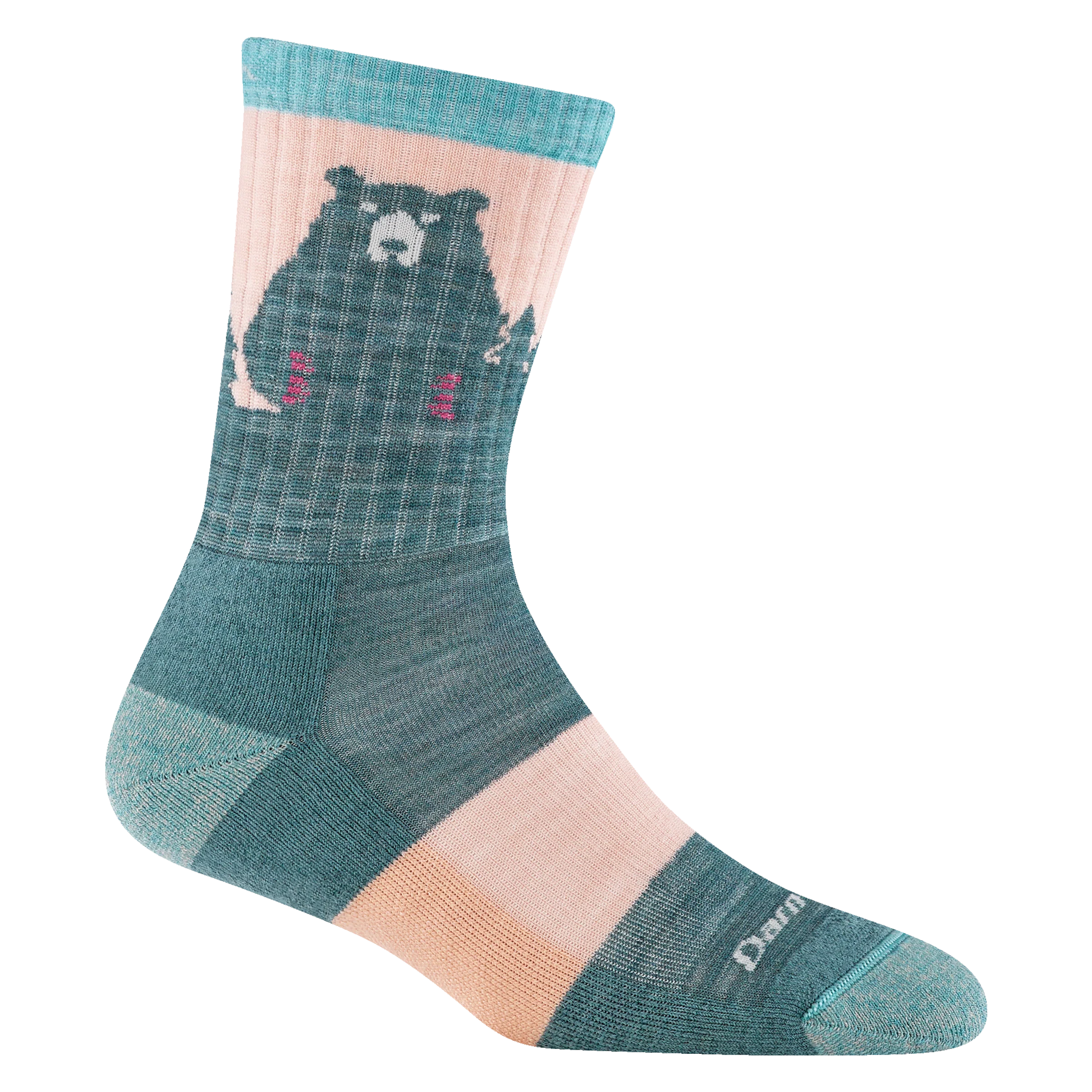 Women's Bear Town Micro Crew Lightweight Hiking Socks