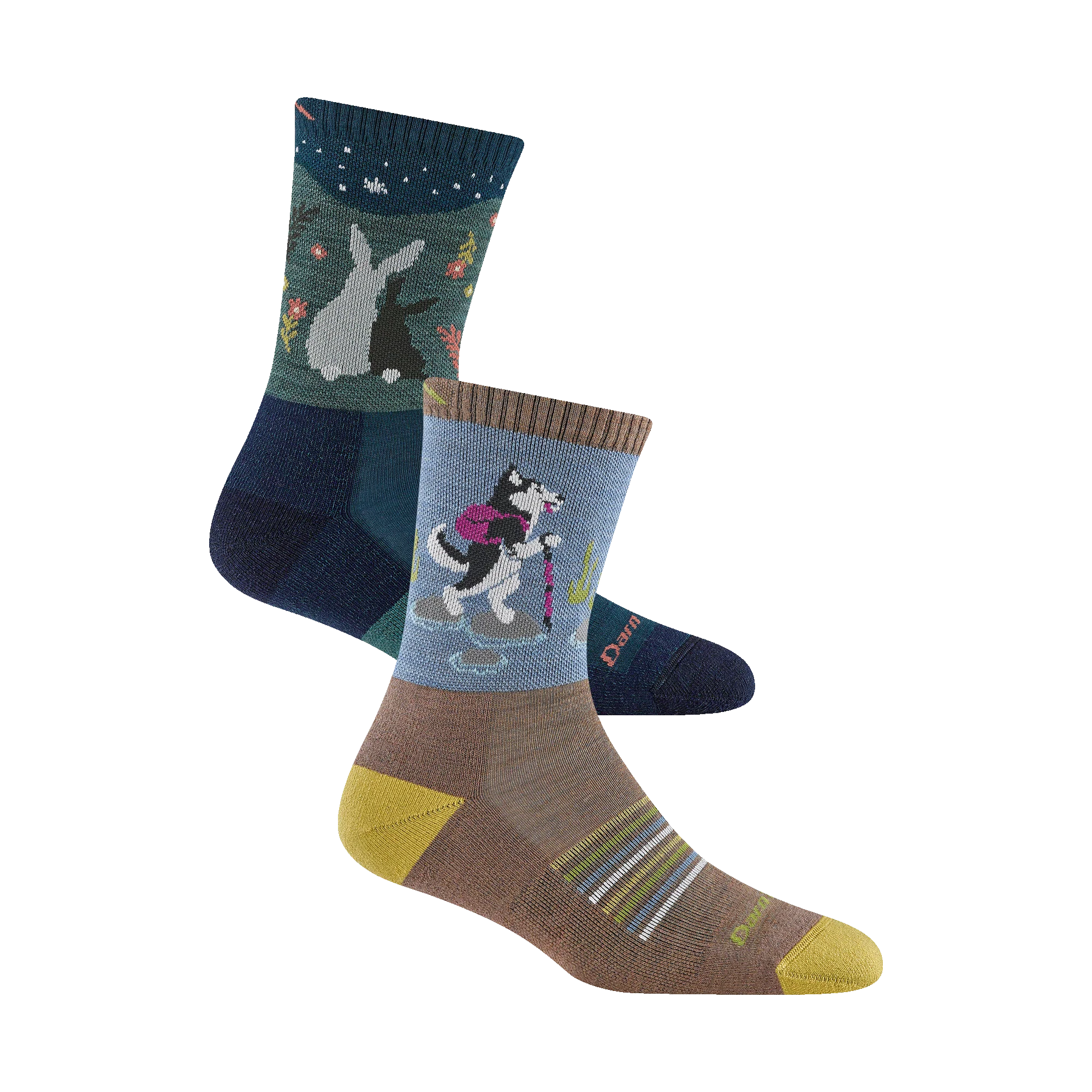 Women's Critter Club 2-Pack Hiking Socks